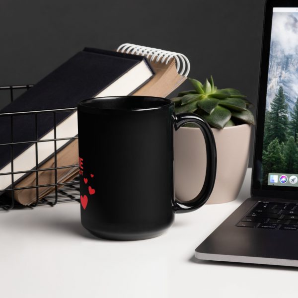 Black Glossy Mug - Image 2