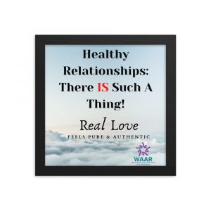 Healthy Relationships Framed Poster